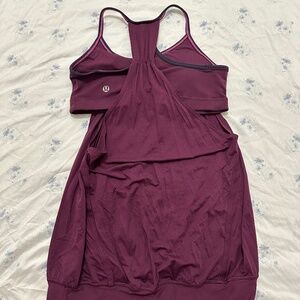 Lululemon women tank top burgundy XS
